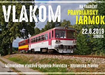 Mimoriadne vlakové spojenie Prievidza - Nitrianske Pravno